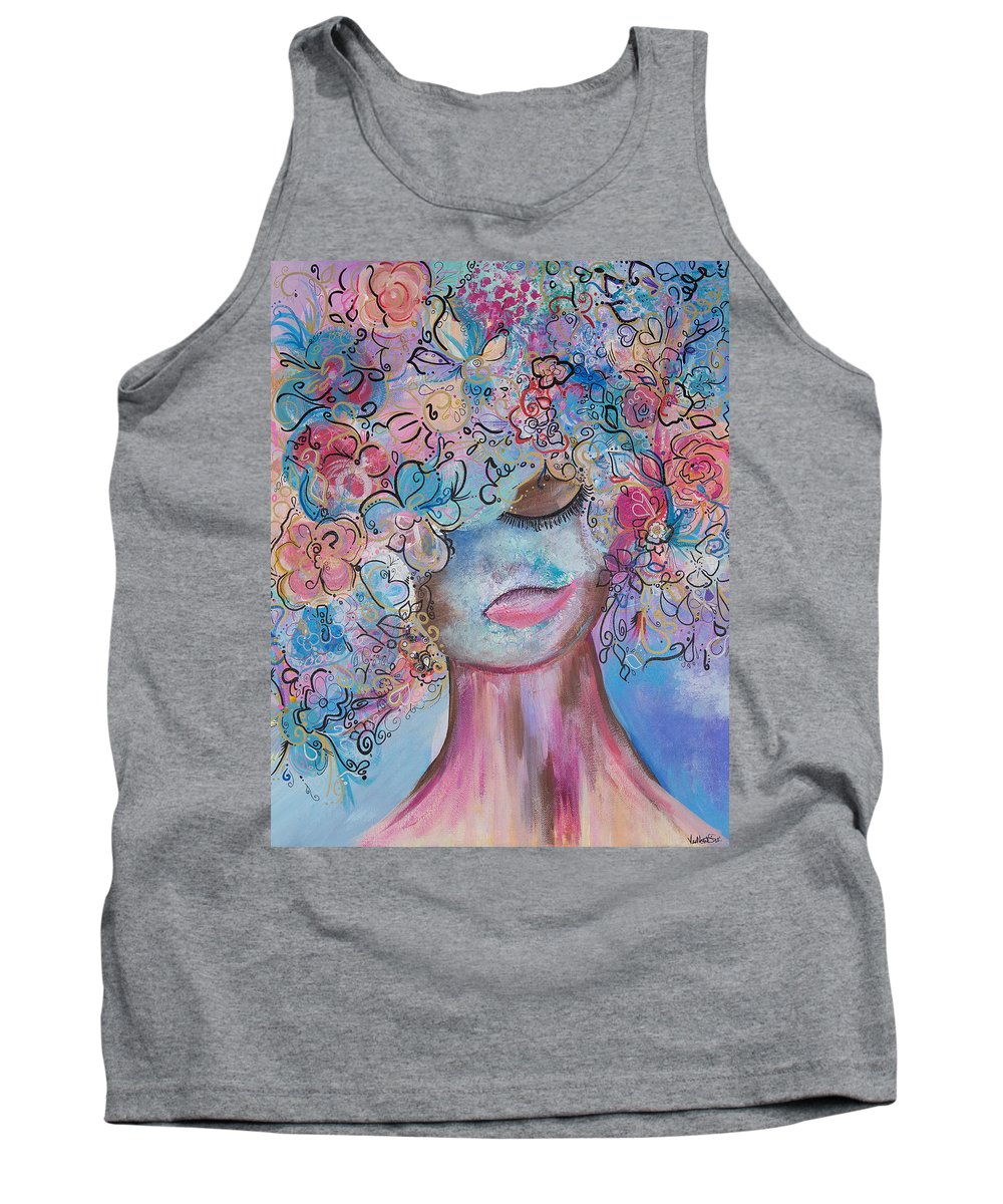 I'm Here - Flower Head Collection - Tank Top