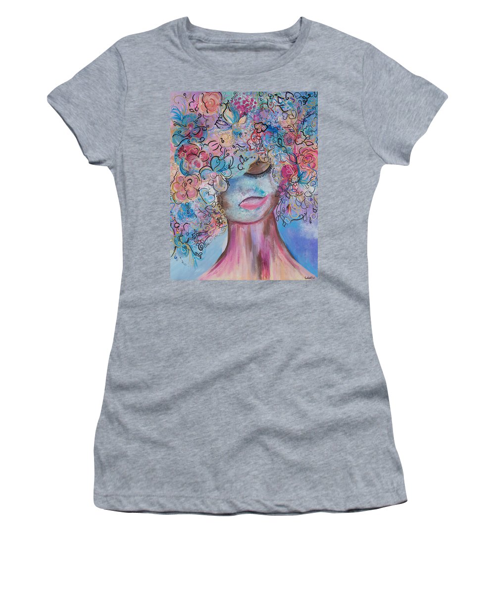 I'm Here - Flower Head Collection - Women's T-Shirt