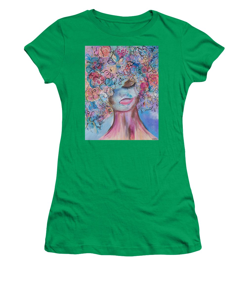 I'm Here - Flower Head Collection - Women's T-Shirt