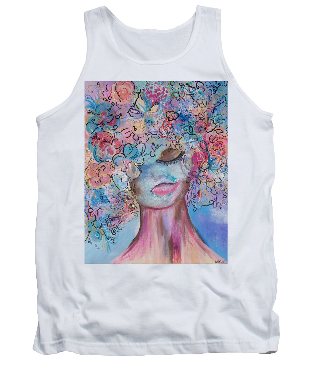 I'm Here - Flower Head Collection - Tank Top