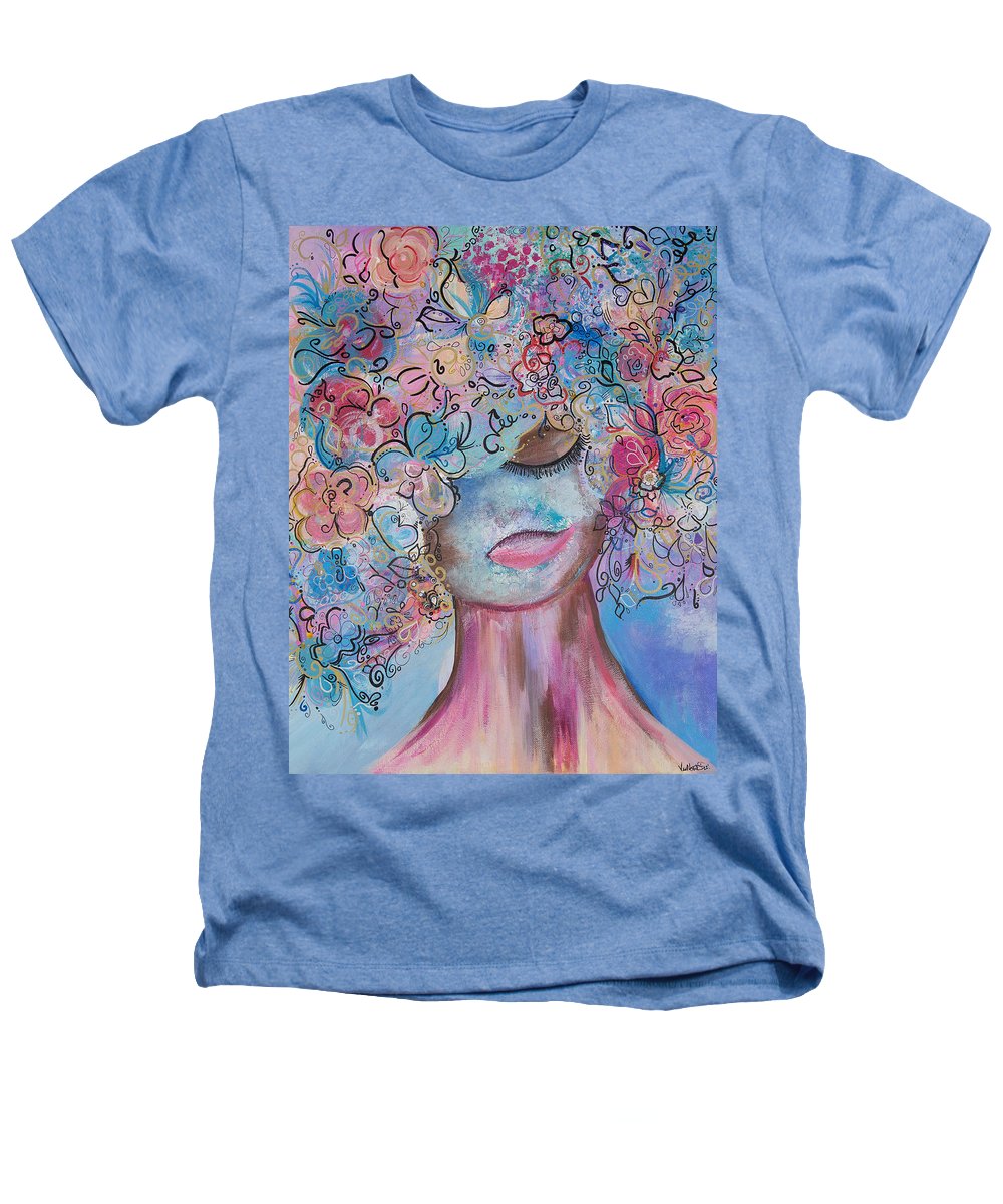 I'm Here - Flower Head Collection - Heathers T-Shirt