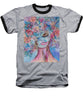 I'm Here - Flower Head Collection - Baseball T-Shirt