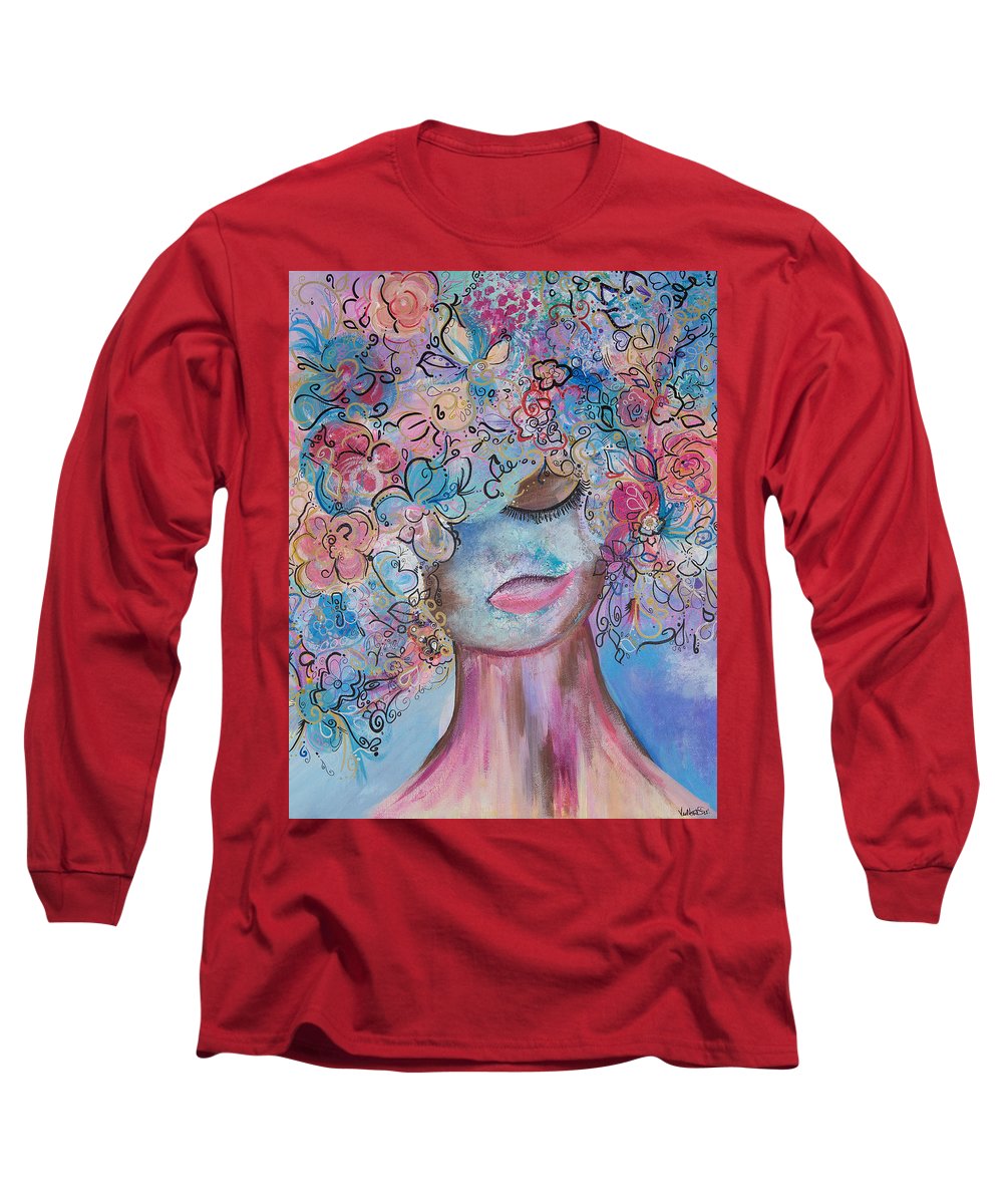 I'm Here - Flower Head Collection - Long Sleeve T-Shirt