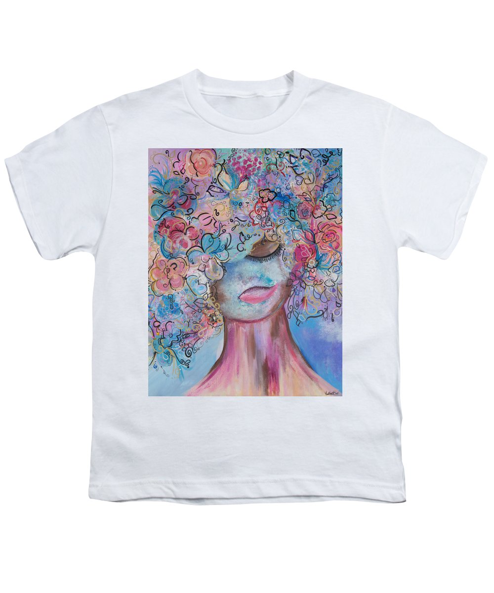 I'm Here - Flower Head Collection - Youth T-Shirt