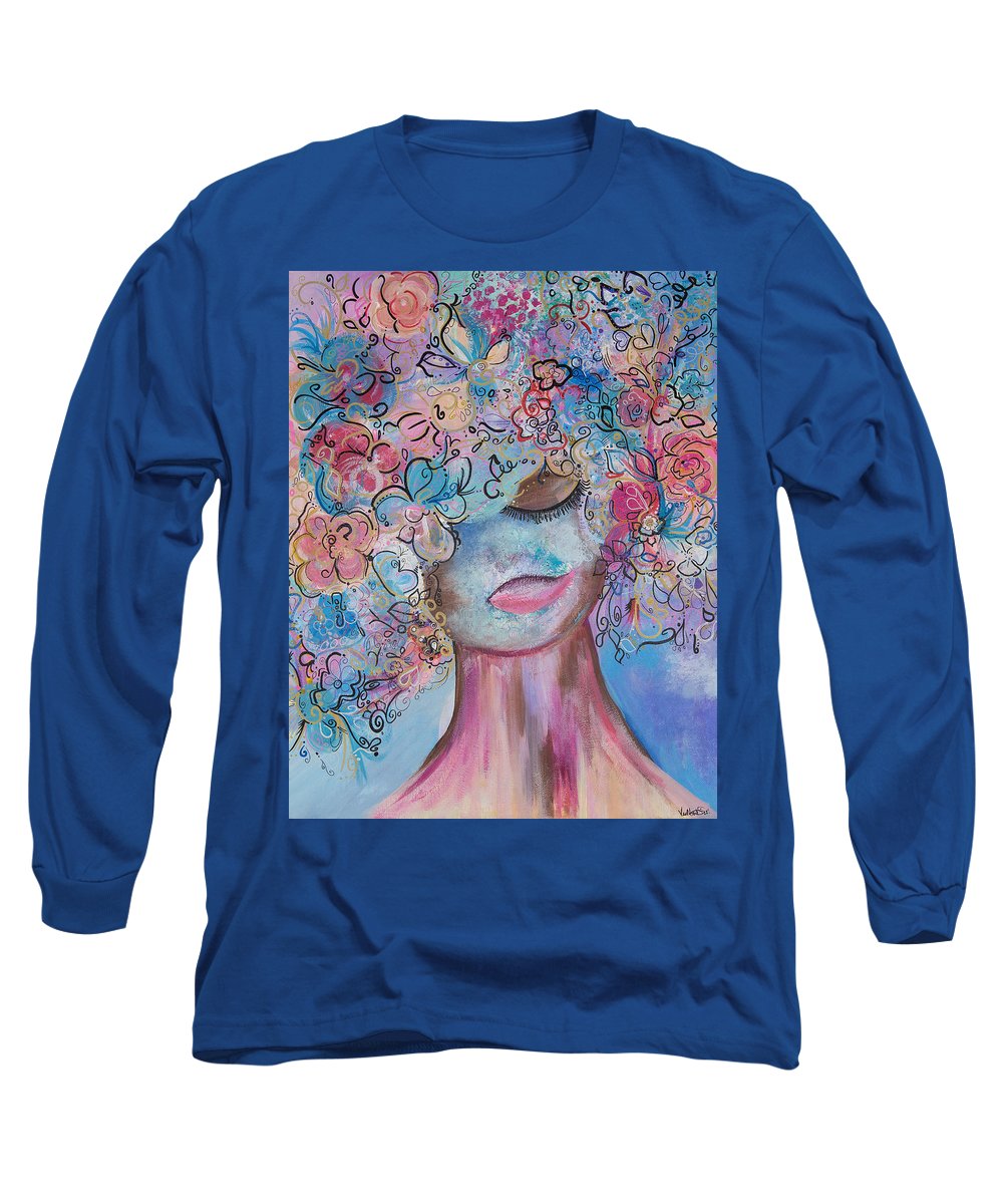 I'm Here - Flower Head Collection - Long Sleeve T-Shirt