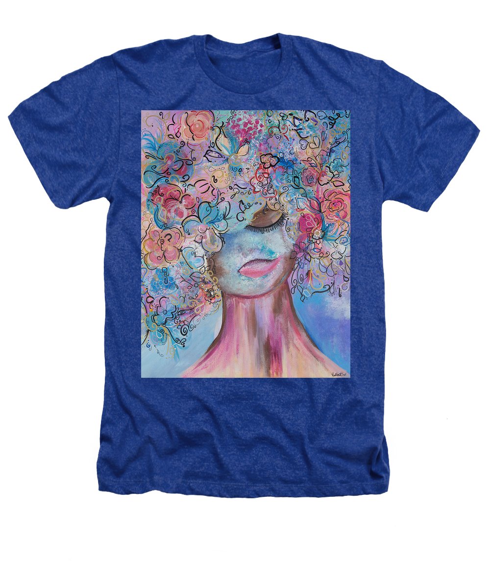 I'm Here - Flower Head Collection - Heathers T-Shirt