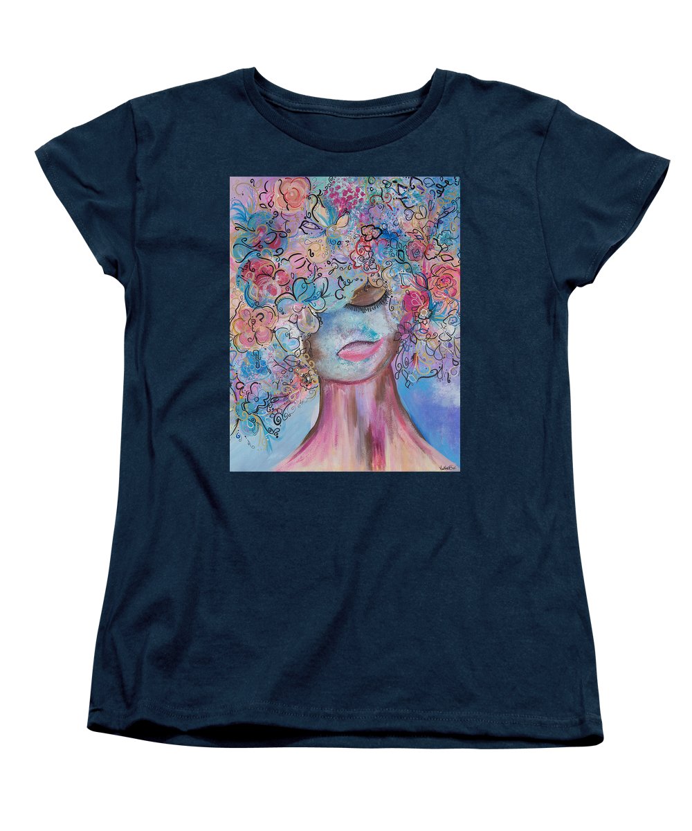 I'm Here - Flower Head Collection - Women's T-Shirt (Standard Fit)