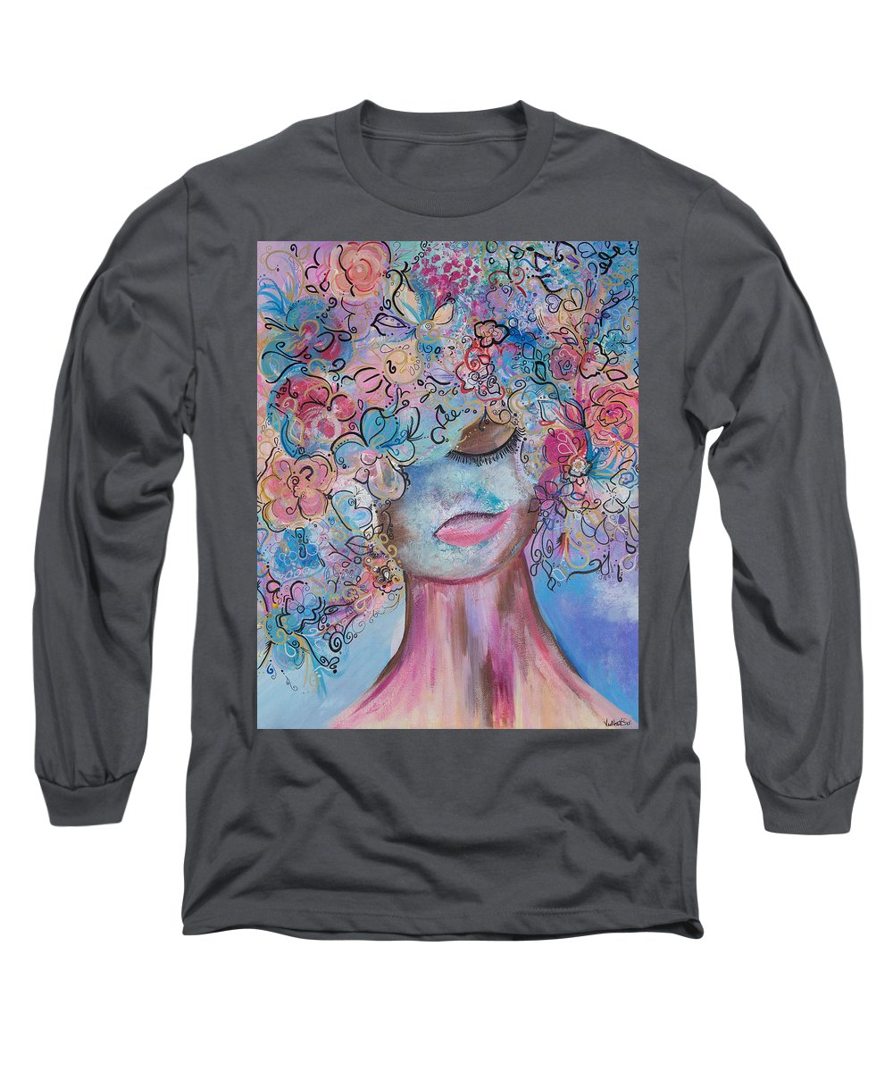 I'm Here - Flower Head Collection - Long Sleeve T-Shirt