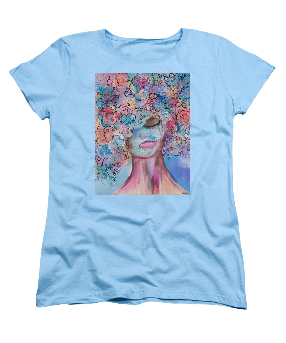 I'm Here - Flower Head Collection - Women's T-Shirt (Standard Fit)