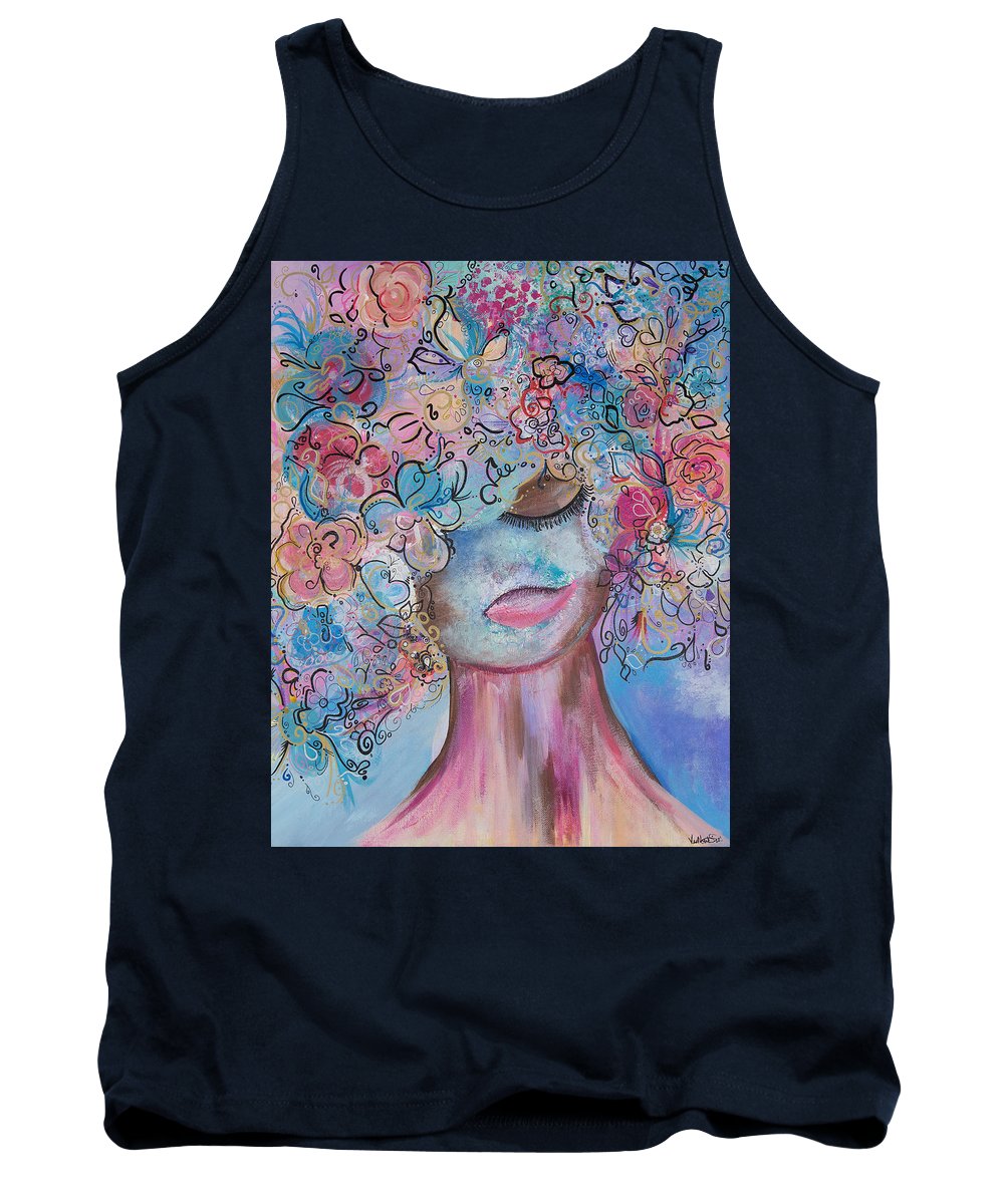 I'm Here - Flower Head Collection - Tank Top