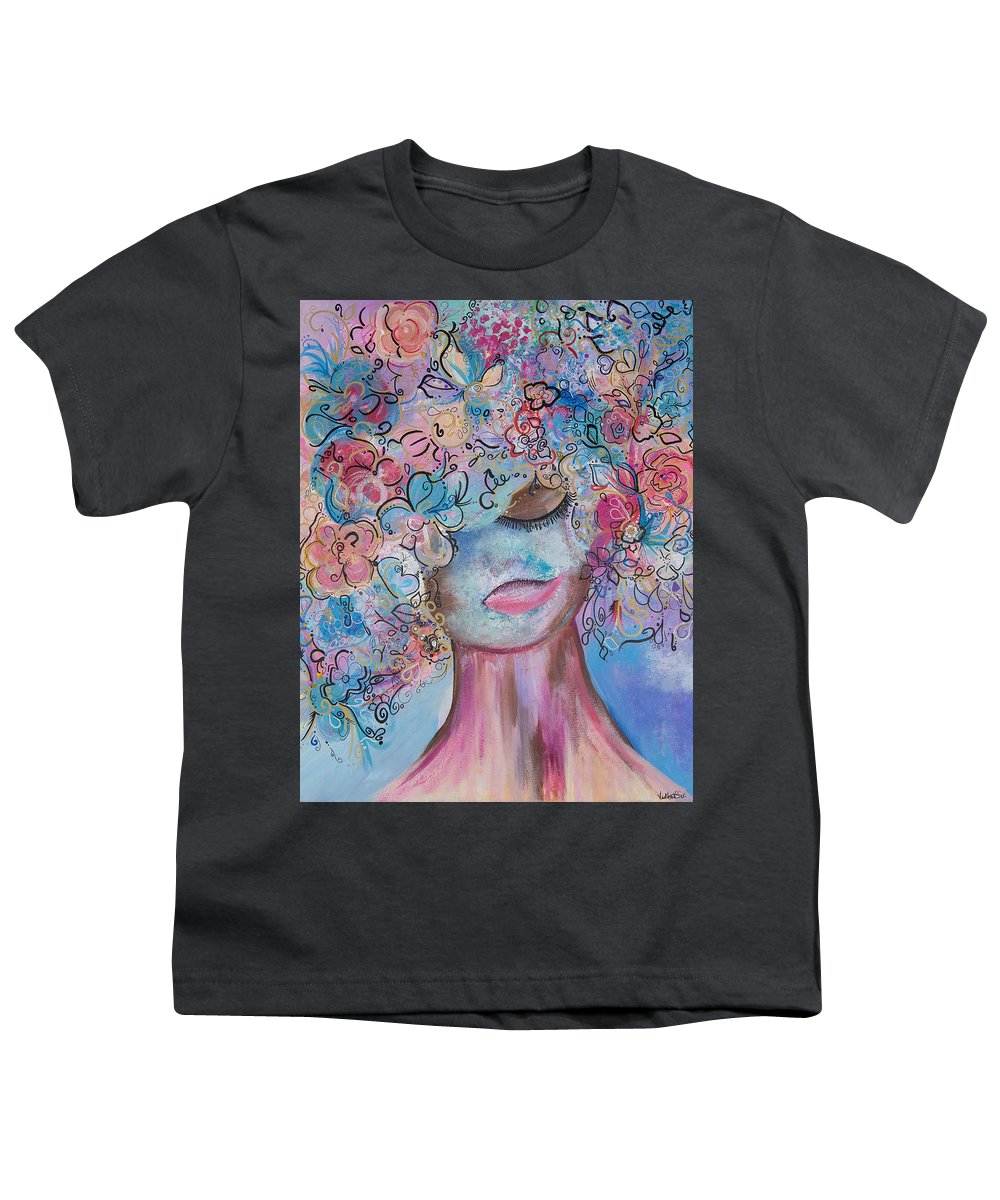 I'm Here - Flower Head Collection - Youth T-Shirt