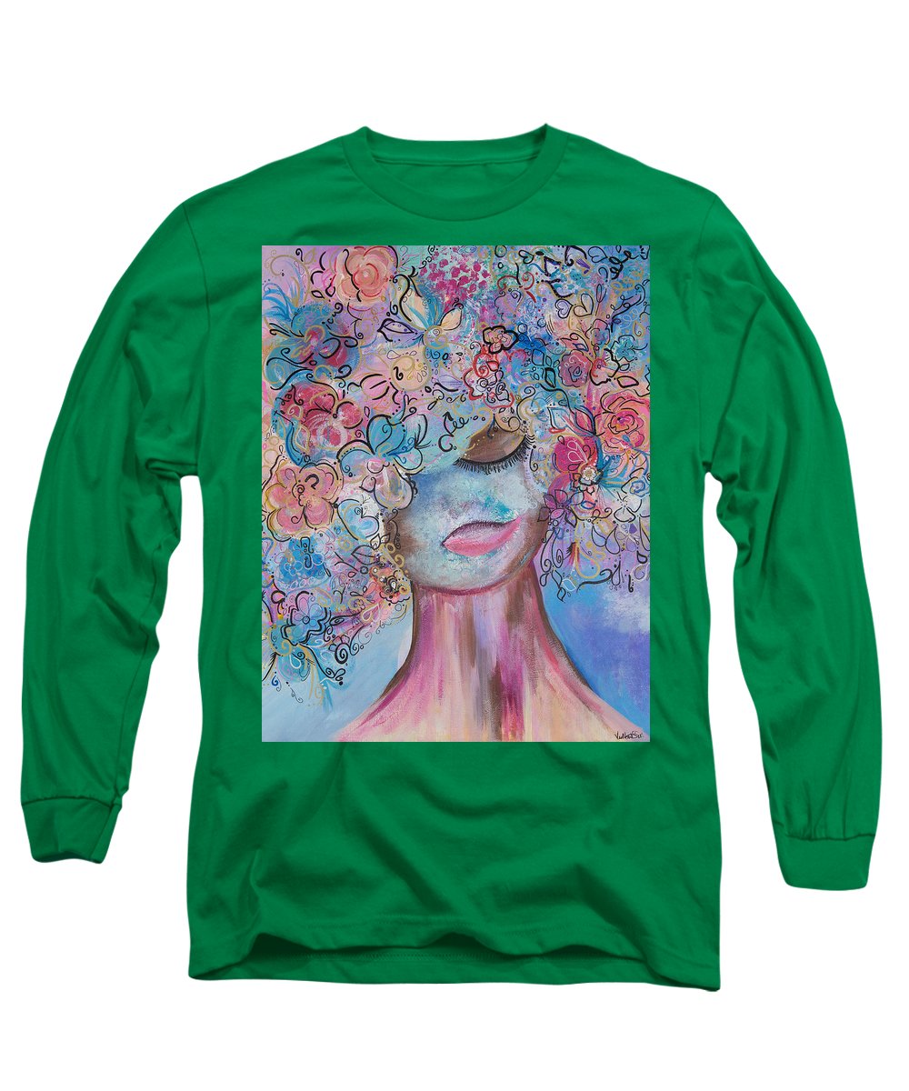 I'm Here - Flower Head Collection - Long Sleeve T-Shirt