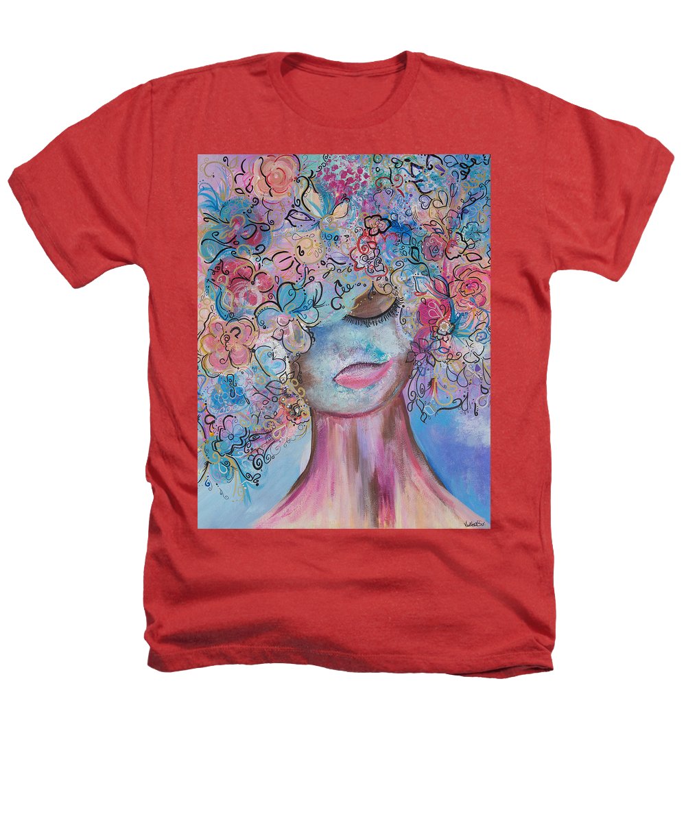 I'm Here - Flower Head Collection - Heathers T-Shirt