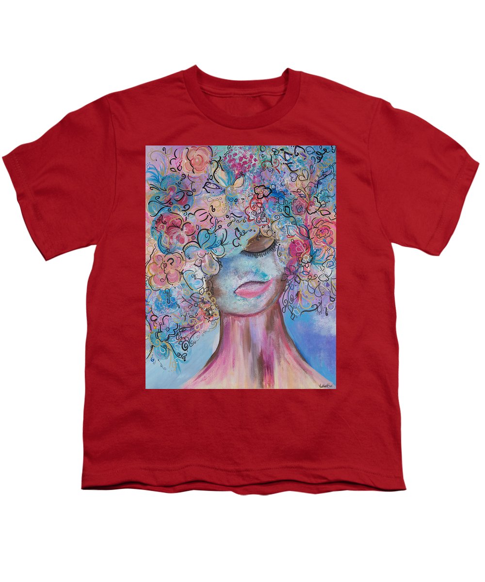 I'm Here - Flower Head Collection - Youth T-Shirt