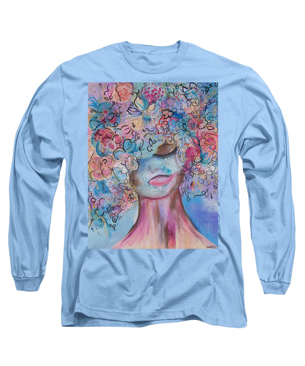 I'm Here - Flower Head Collection - Long Sleeve T-Shirt