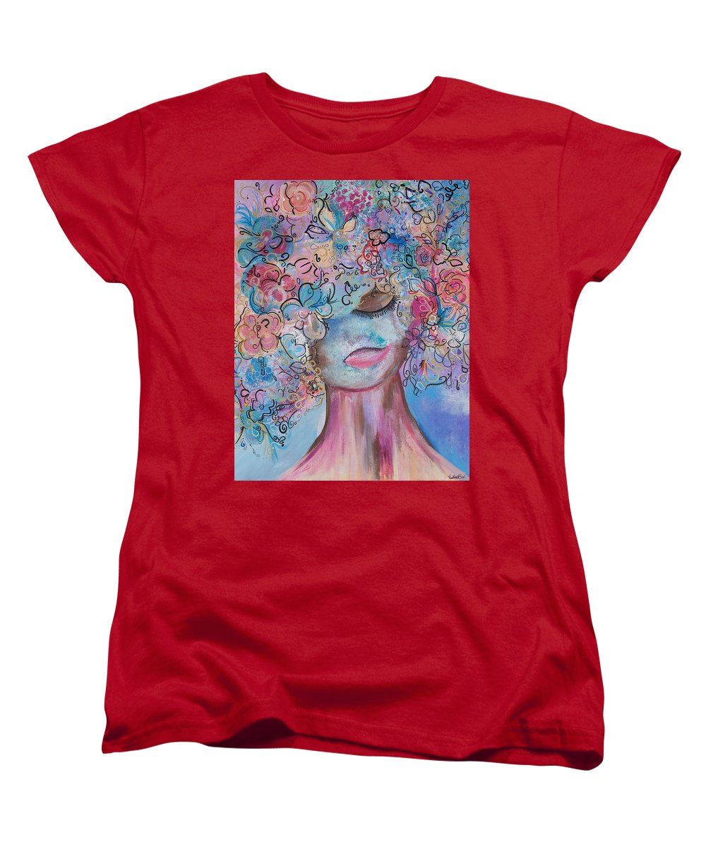 I'm Here - Flower Head Collection - Women's T-Shirt (Standard Fit)