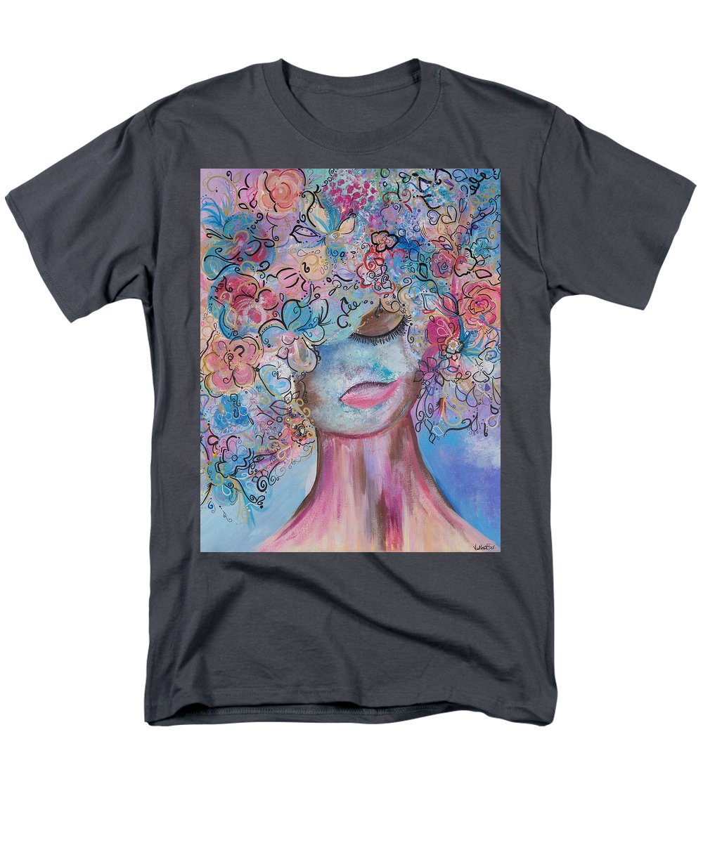 I'm Here - Flower Head Collection - Men's T-Shirt  (Regular Fit)