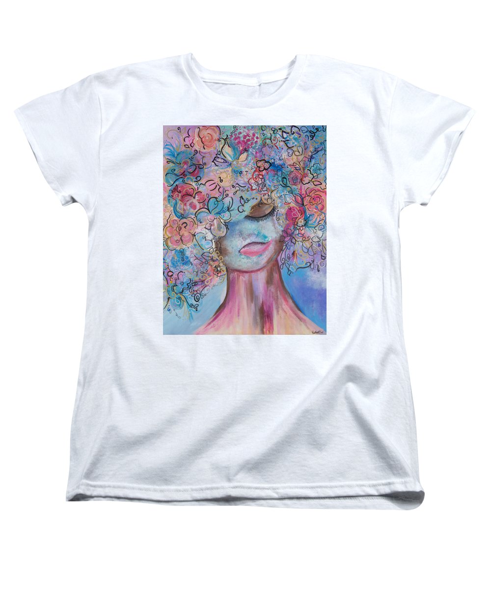 I'm Here - Flower Head Collection - Women's T-Shirt (Standard Fit)