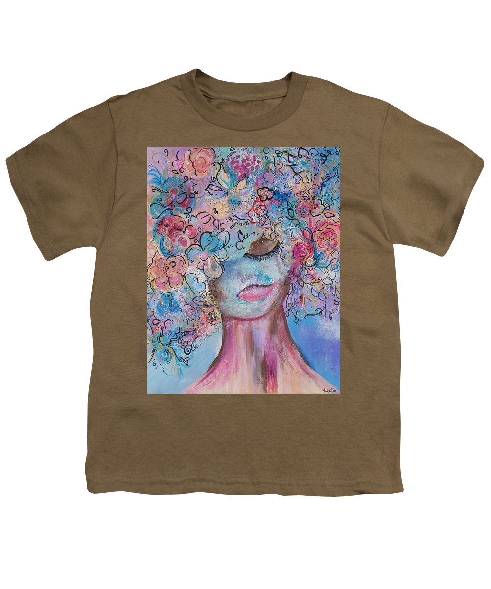 I'm Here - Flower Head Collection - Youth T-Shirt