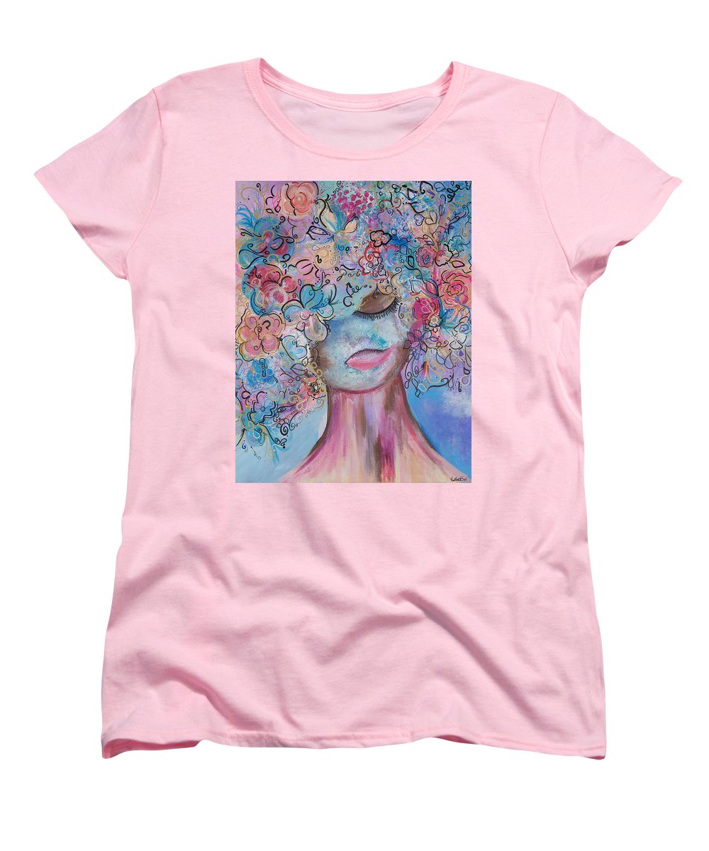 I'm Here - Flower Head Collection - Women's T-Shirt (Standard Fit)