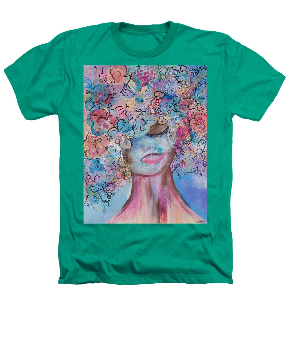 I'm Here - Flower Head Collection - Heathers T-Shirt