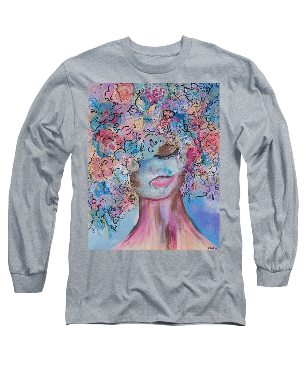 I'm Here - Flower Head Collection - Long Sleeve T-Shirt