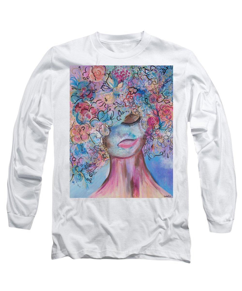 I'm Here - Flower Head Collection - Long Sleeve T-Shirt