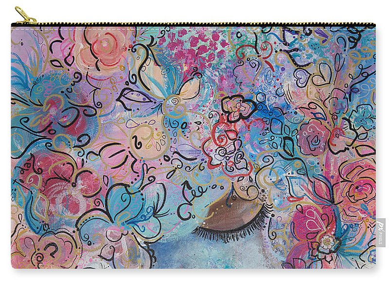 I'm Here - Flower Head Collection - Carry-All Pouch