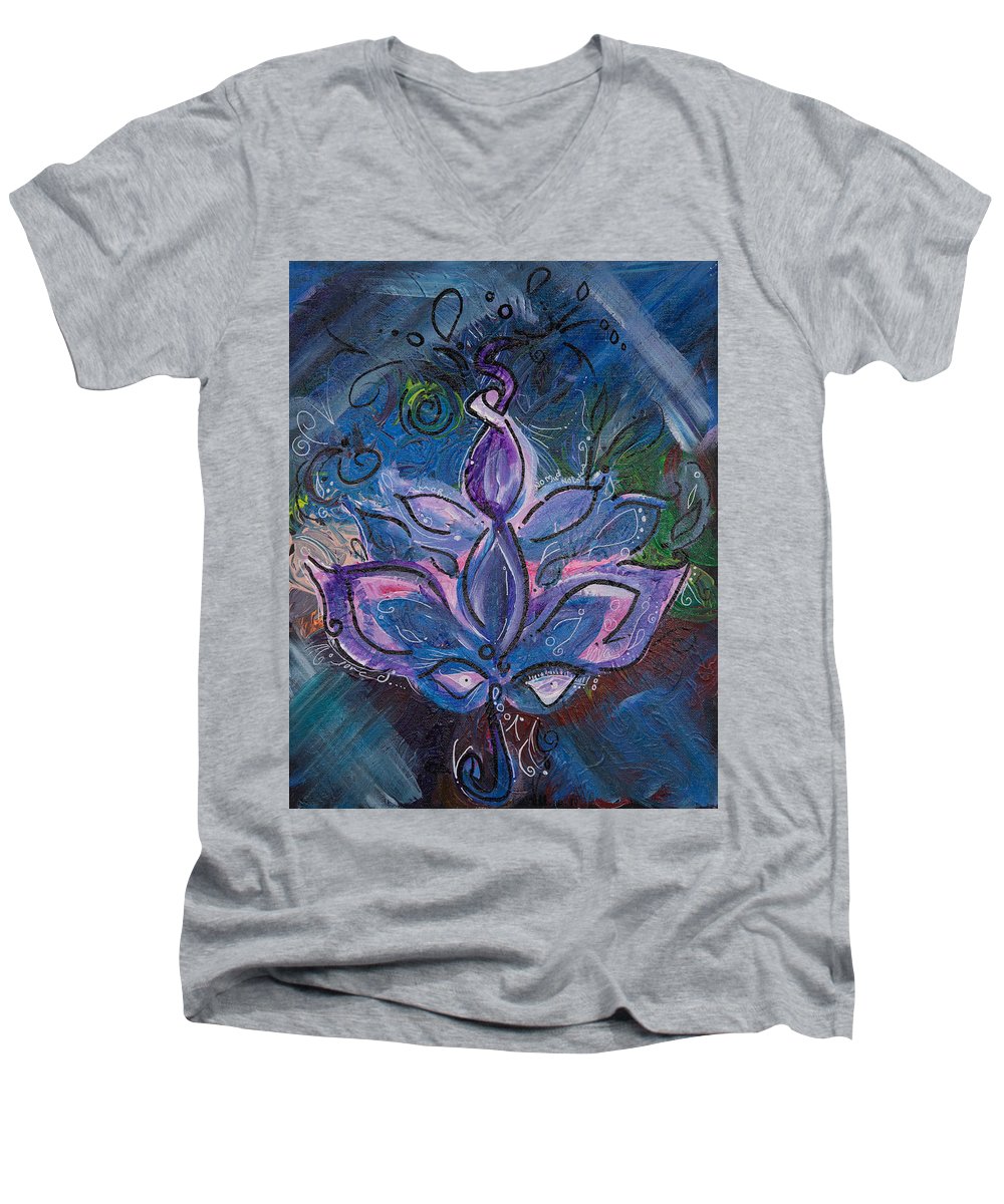 Muddy Lotus - Zen Collection - Men's V-Neck T-Shirt