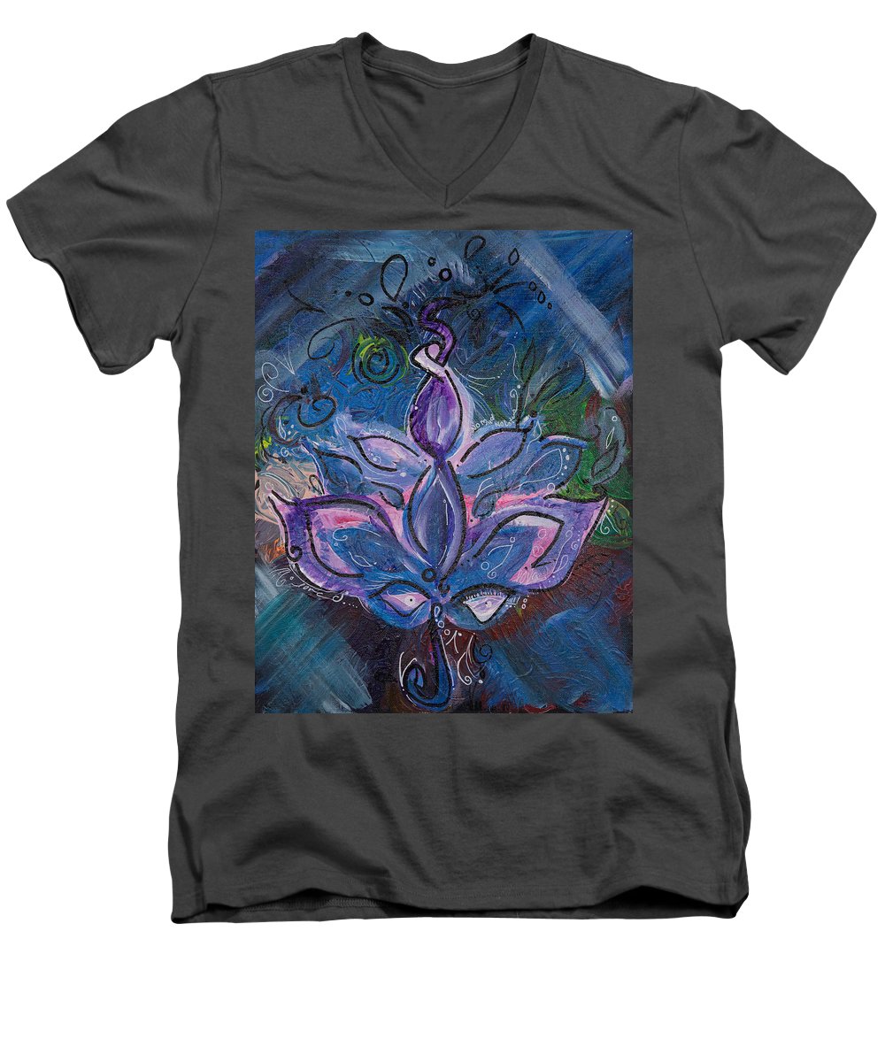 Muddy Lotus - Zen Collection - Men's V-Neck T-Shirt