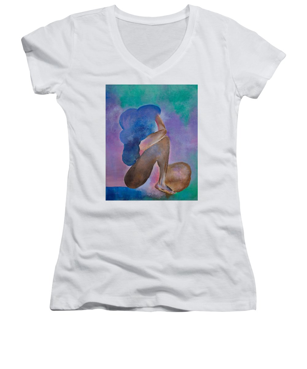 Nimbus Legs - Abstract Collection - Women's V-Neck