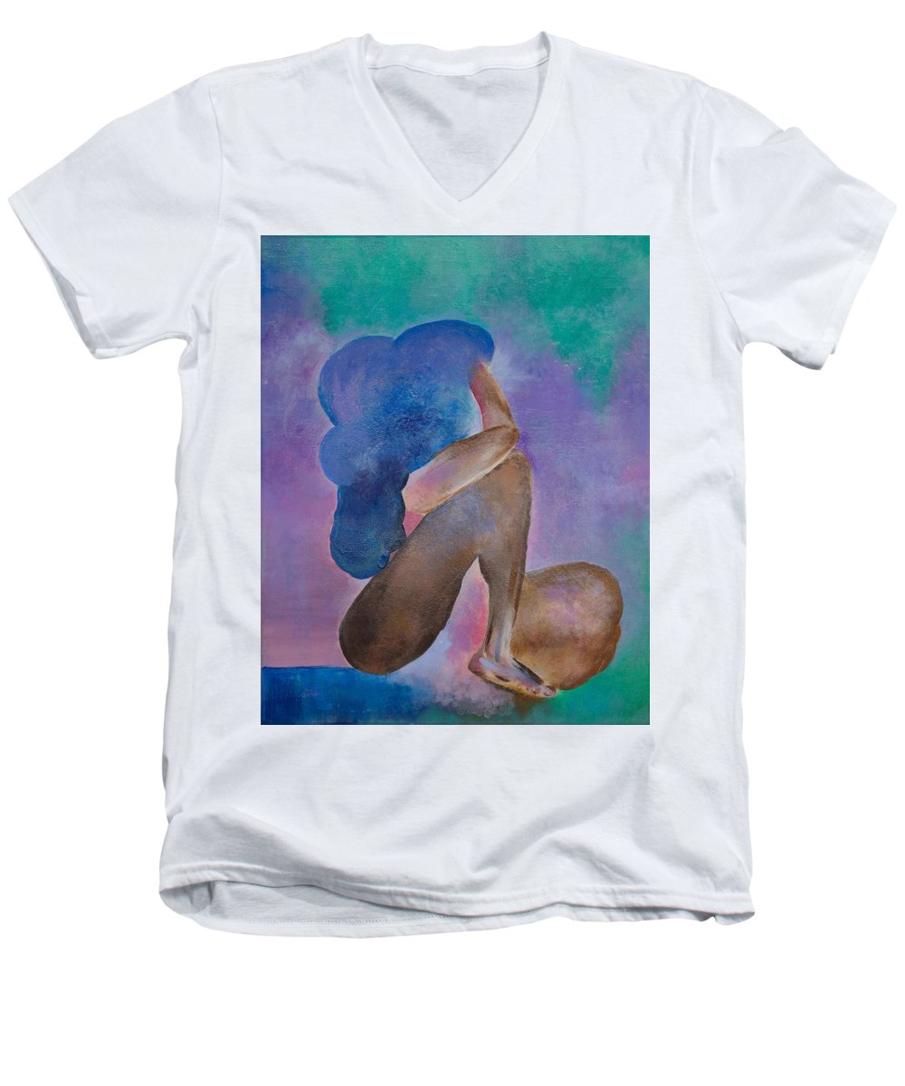 Nimbus Legs - Abstract Collection - Men's V-Neck T-Shirt