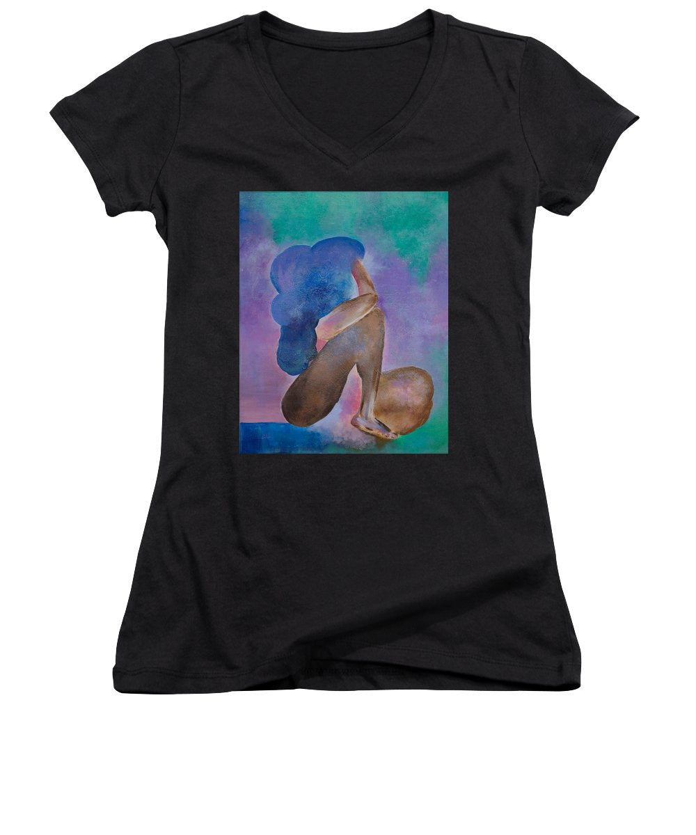 Nimbus Legs - Abstract Collection - Women's V-Neck