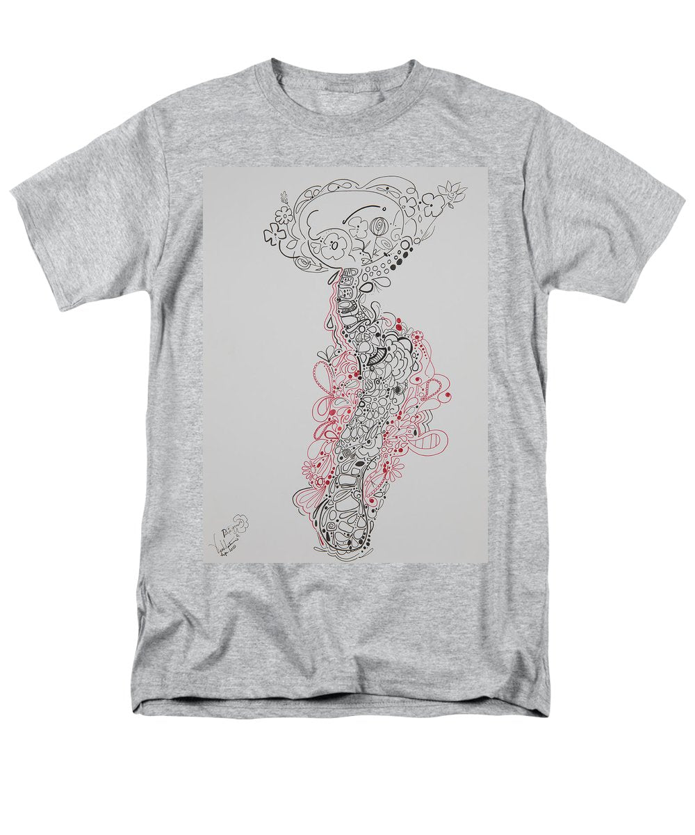 Pain and Growth - Zentangle Collection - Men's T-Shirt  (Regular Fit)