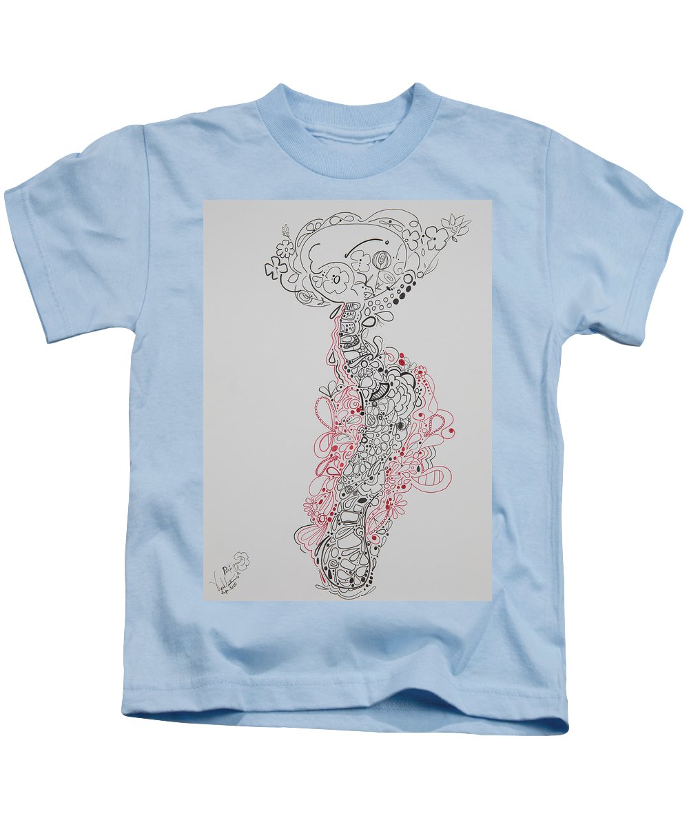 Pain and Growth - Zentangle Collection - Kids T-Shirt