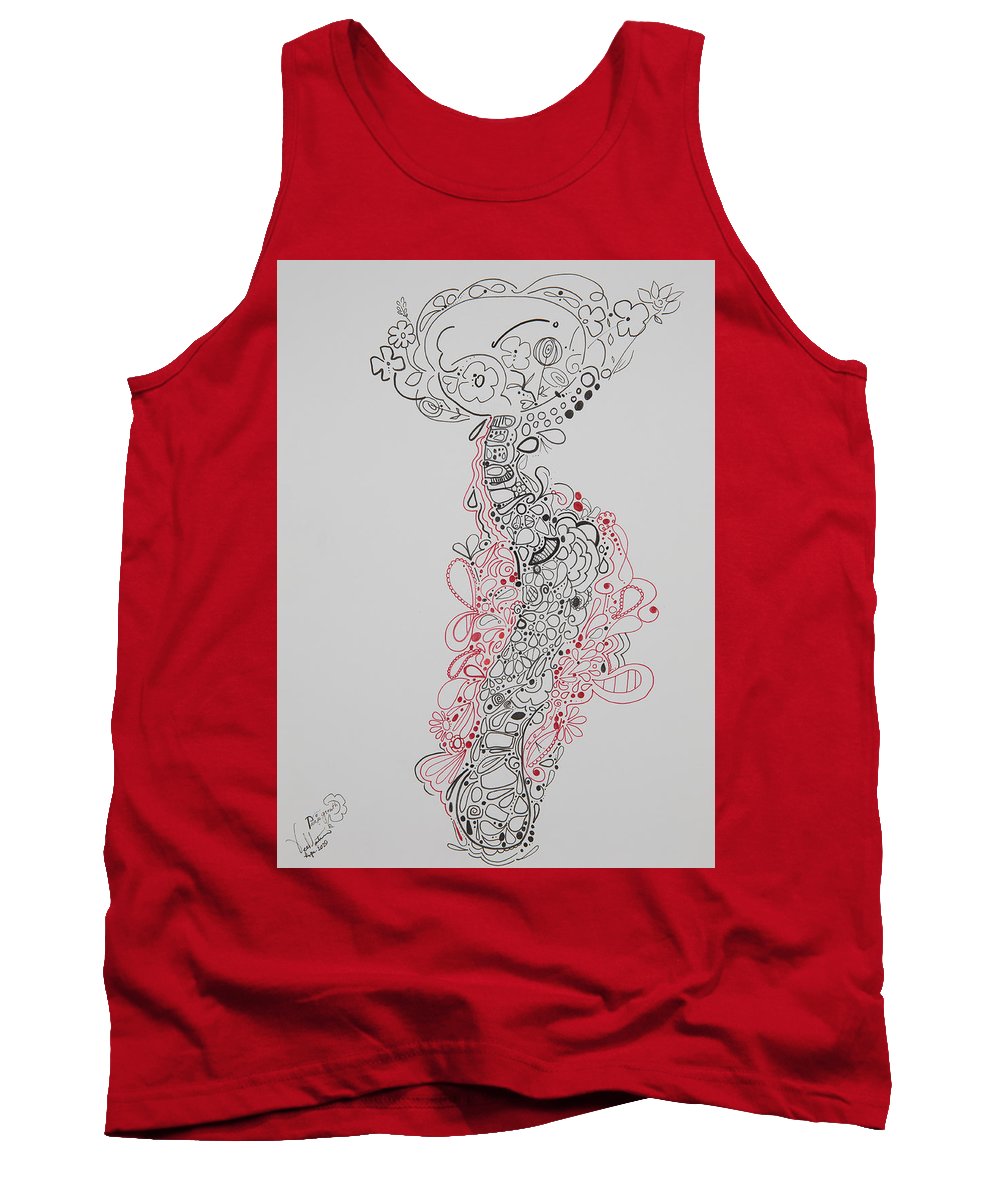 Pain and Growth - Zentangle Collection - Tank Top