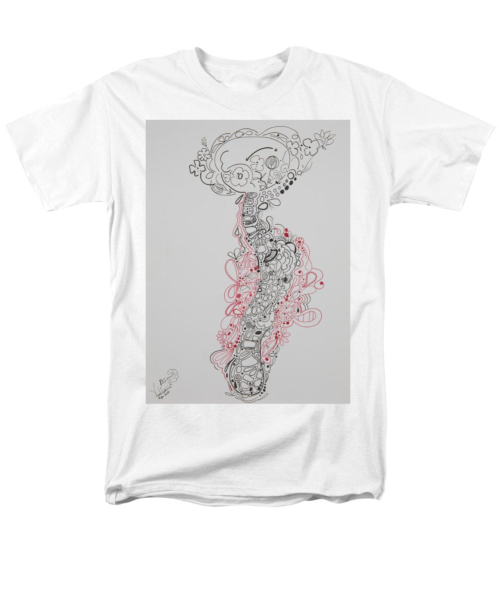 Pain and Growth - Zentangle Collection - Men's T-Shirt  (Regular Fit)