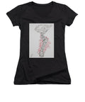 Pain and Growth - Zentangle Collection - Women's V-Neck