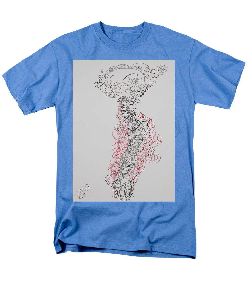 Pain and Growth - Zentangle Collection - Men's T-Shirt  (Regular Fit)