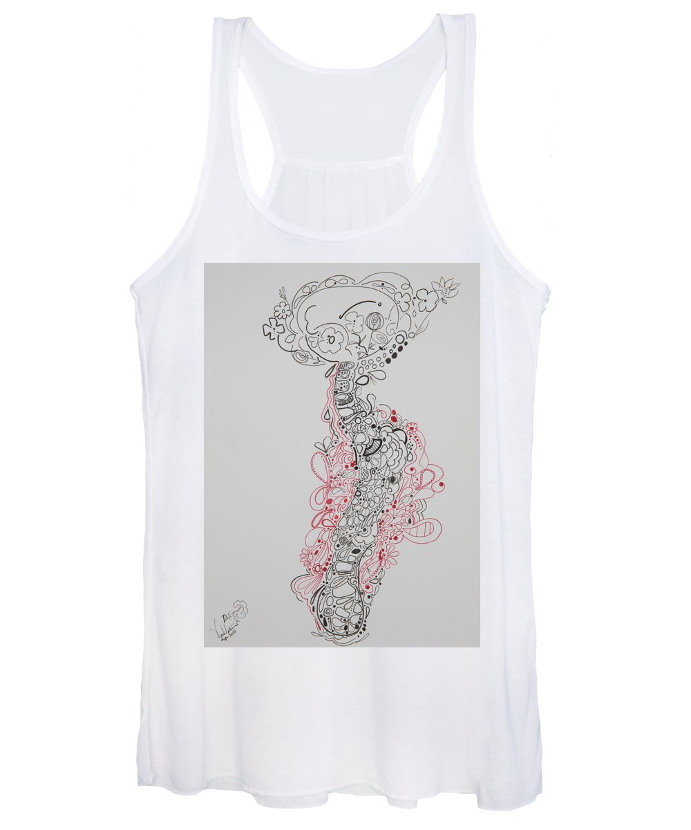 Pain and Growth - Zentangle Collection - Women's Tank Top