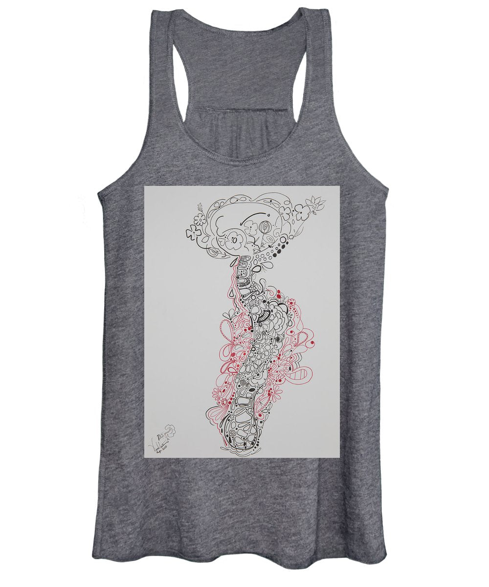 Pain and Growth - Zentangle Collection - Women's Tank Top