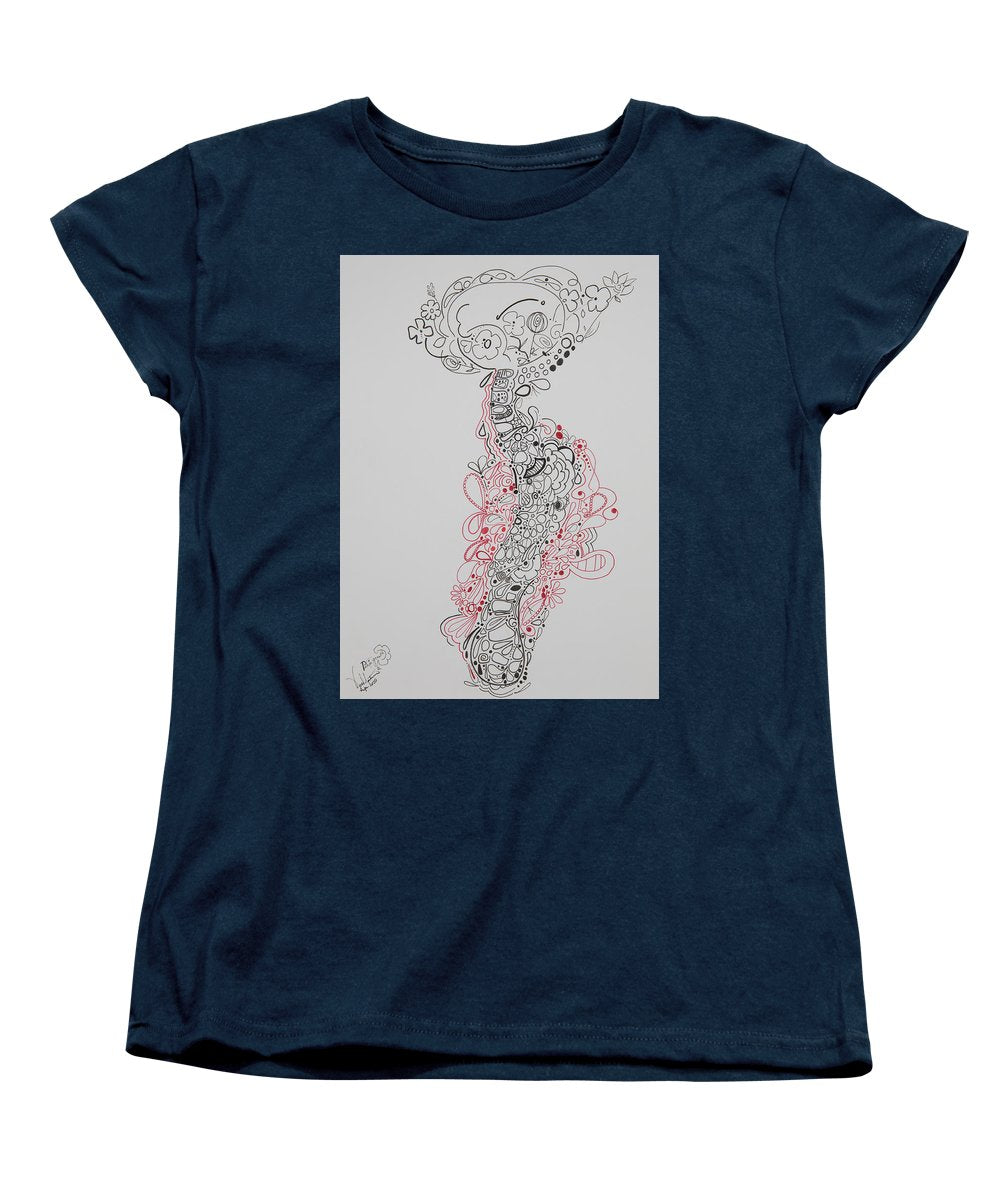 Pain and Growth - Zentangle Collection - Women's T-Shirt (Standard Fit)