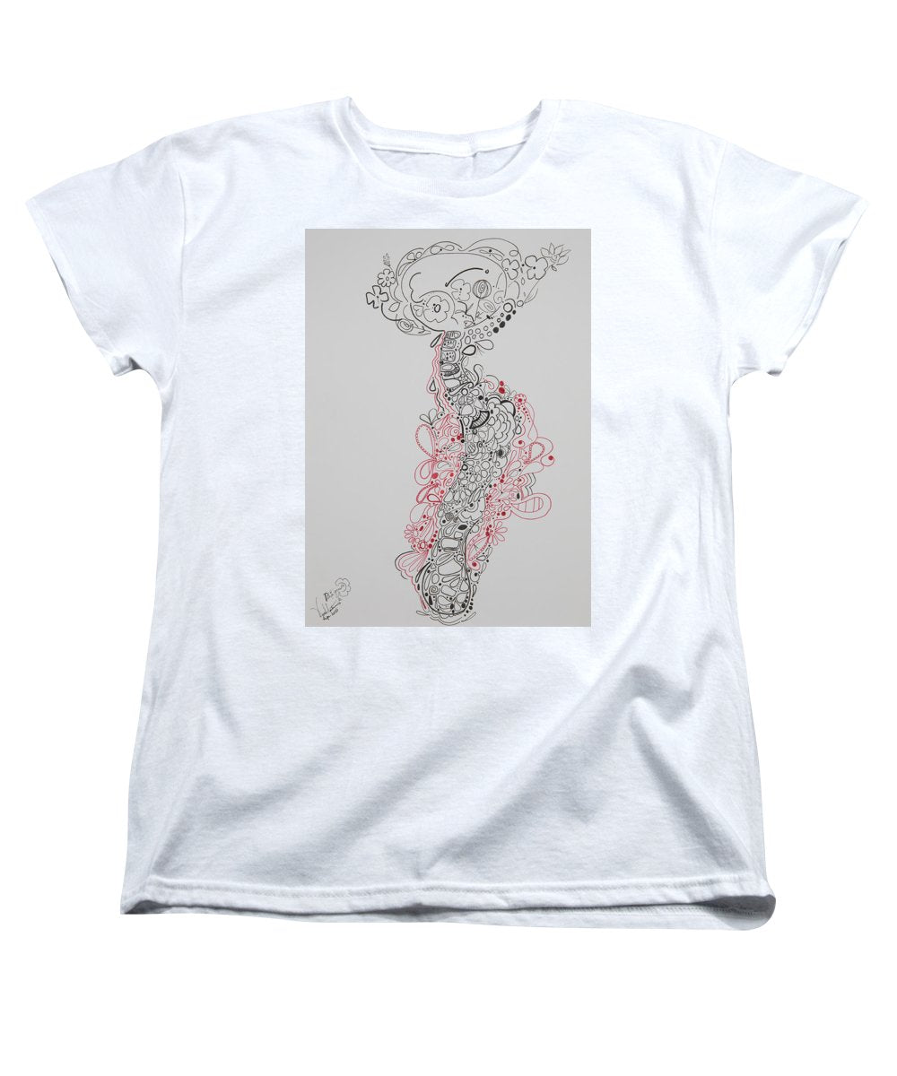 Pain and Growth - Zentangle Collection - Women's T-Shirt (Standard Fit)