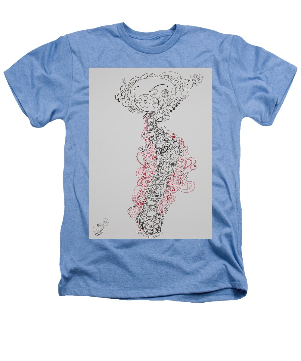 Pain and Growth - Zentangle Collection - Heathers T-Shirt