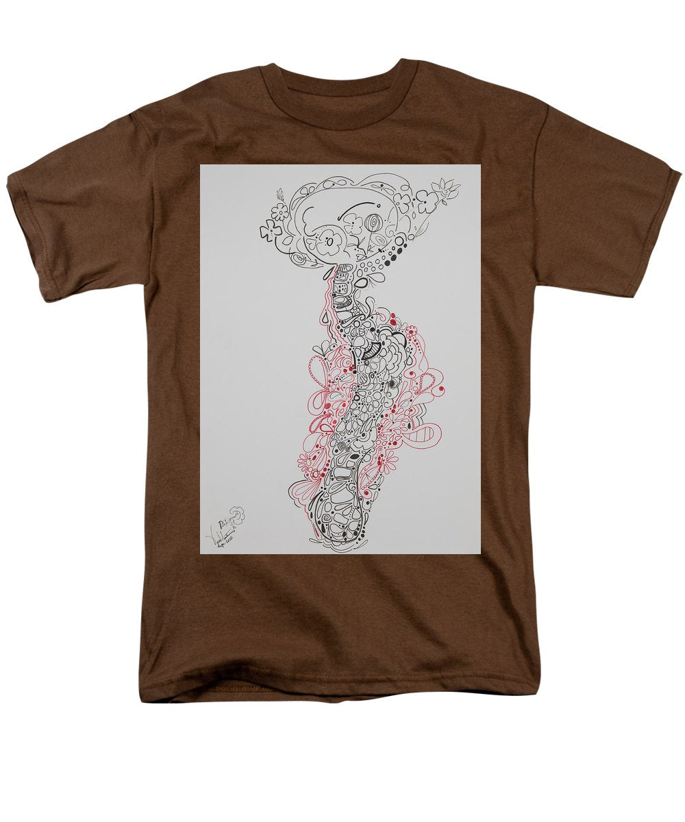 Pain and Growth - Zentangle Collection - Men's T-Shirt  (Regular Fit)