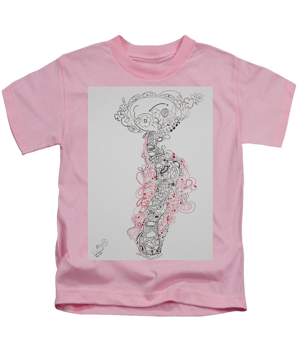 Pain and Growth - Zentangle Collection - Kids T-Shirt