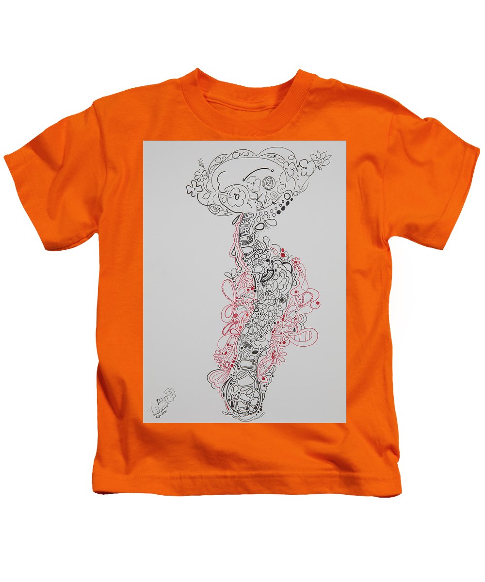 Pain and Growth - Zentangle Collection - Kids T-Shirt