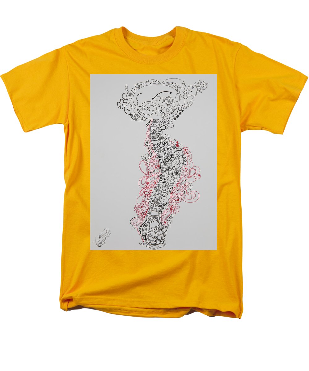 Pain and Growth - Zentangle Collection - Men's T-Shirt  (Regular Fit)