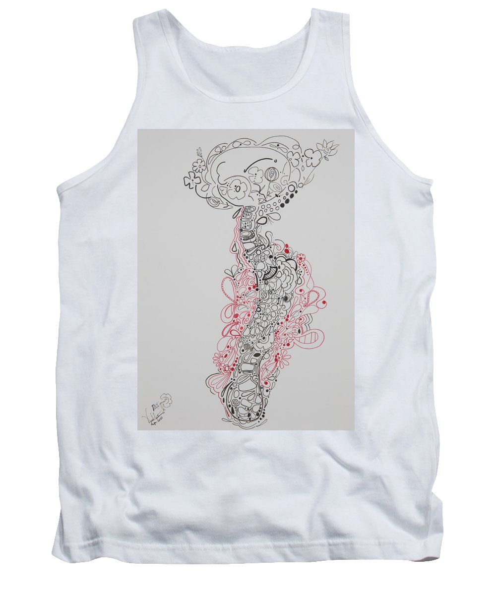 Pain and Growth - Zentangle Collection - Tank Top