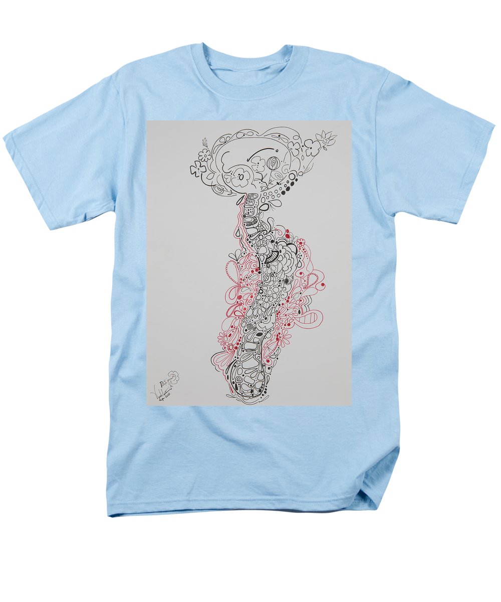 Pain and Growth - Zentangle Collection - Men's T-Shirt  (Regular Fit)